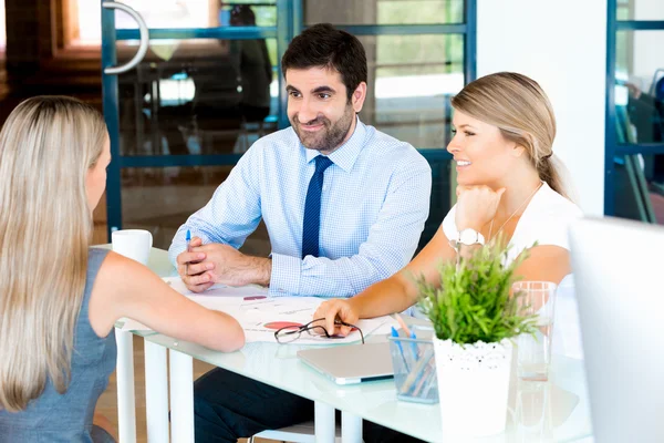 Meeting of great creative minds — Stock Photo, Image