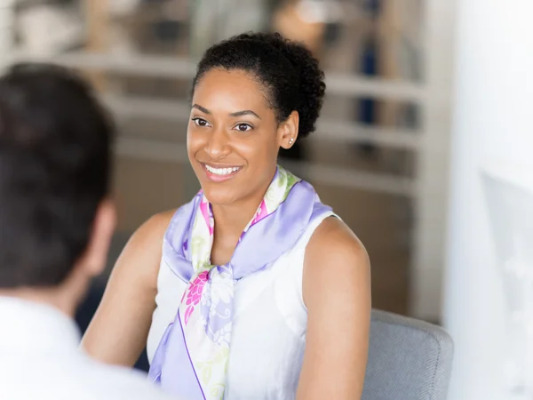 Confident about her future — Stock Photo, Image