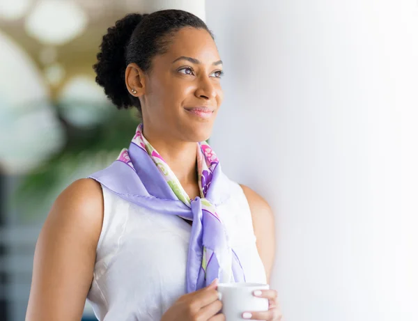 Confident about her future — Stock Photo, Image