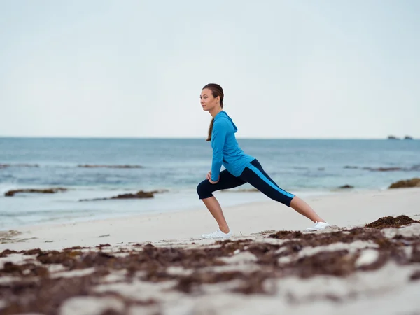 Stretching είναι σημαντικό — Φωτογραφία Αρχείου