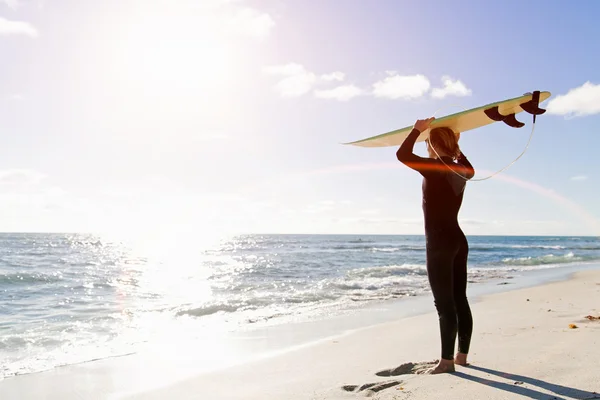 I feel the taste of waves — Stock Photo, Image