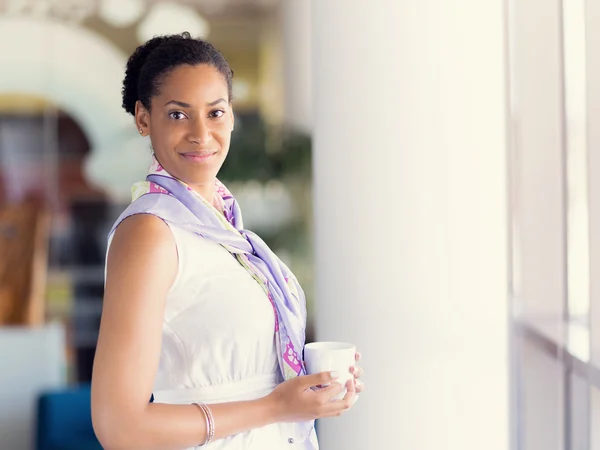 Confident about her future — Stock Photo, Image