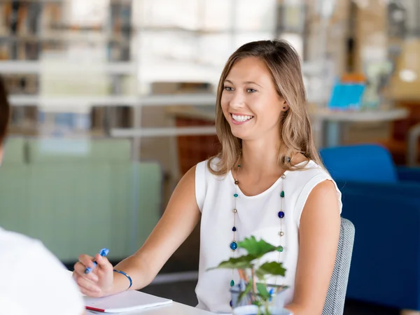 Confident about her future — Stock Photo, Image