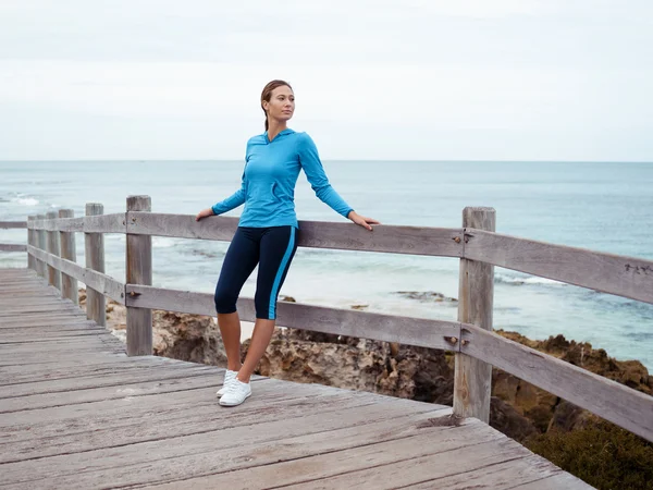 Few minuts of rest to enjoy the view — Stock Photo, Image