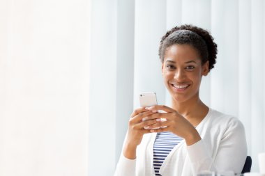 Bir modern iş Bayan