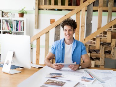 İş yerinde profesyonel tasarım