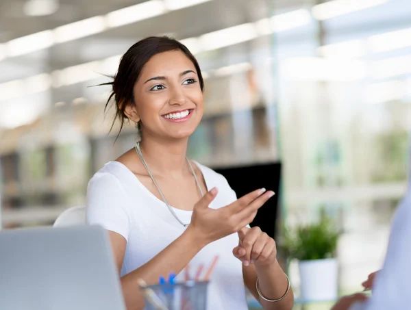 Confident about her future — Stock Photo, Image