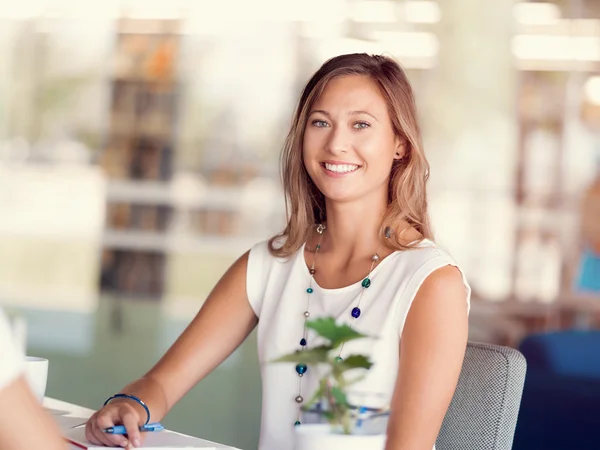 Confident about her future — Stock Photo, Image