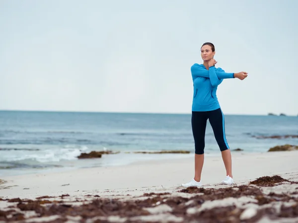 Warming up before a good run — Stock Photo, Image