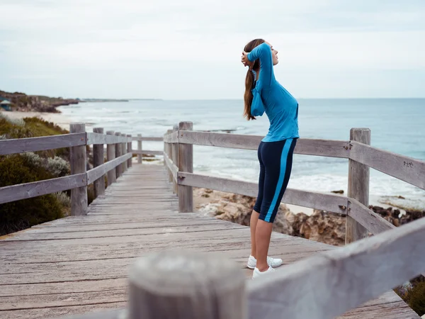 I keep myself in the best shape possible — Stock Photo, Image