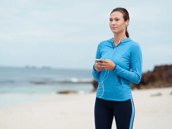 Necesito buena música para mi carrera. —  Fotos de Stock