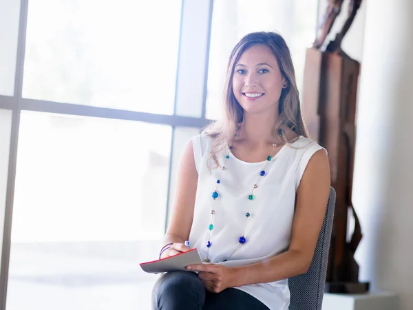 Confident about her future — Stock Photo, Image