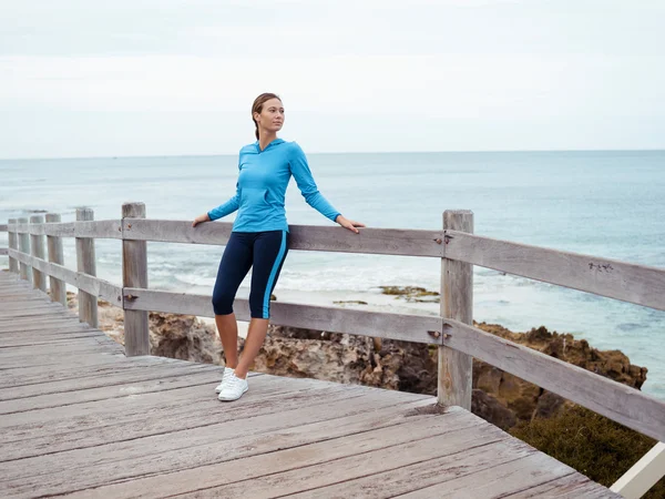 Few minuts of rest to enjoy the view — Stock Photo, Image