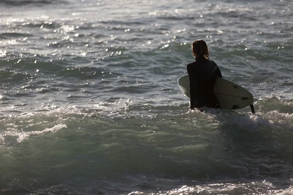 Pronti a incontrare le onde — Foto Stock