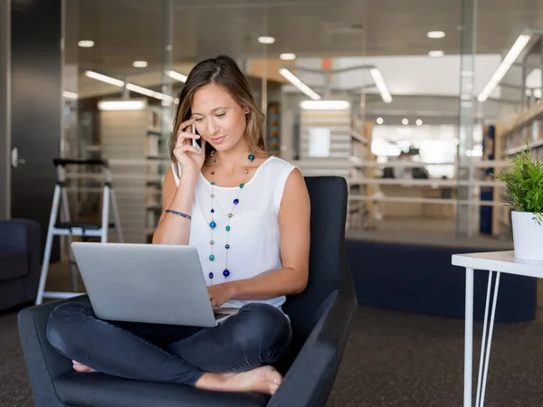 I feel confident with technology — Stock Photo, Image