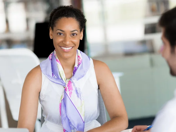 Confident about her future — Stock Photo, Image