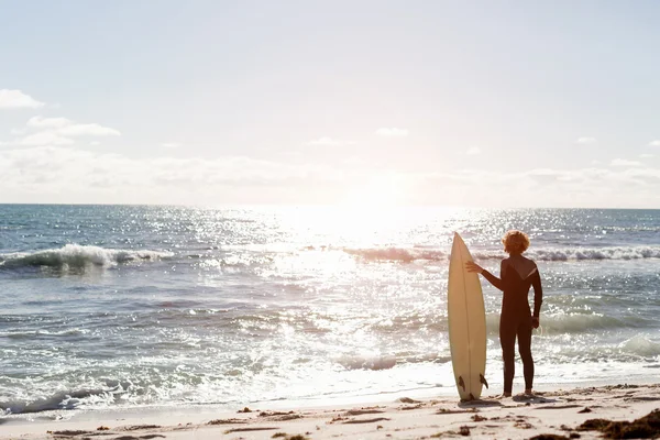 Getting ready to hit waves — Stock Photo, Image