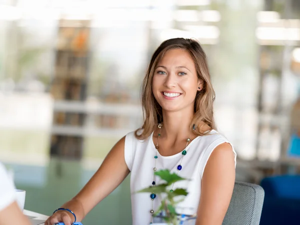 Confident about her future — Stock Photo, Image