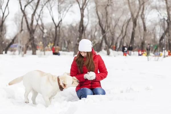 Winter activity — Stock Photo, Image