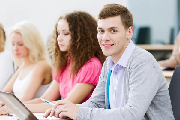 Students at lesson — Stock Photo, Image