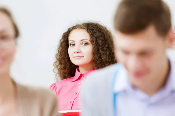 Students at lesson — Stock Photo, Image