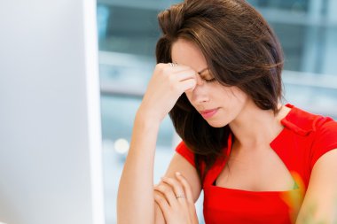 Modern başarılı iş kadını