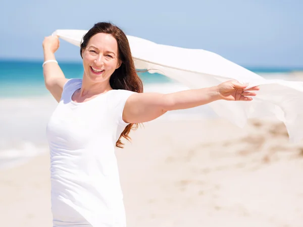 Beautiful day on the beach — Stock Photo, Image