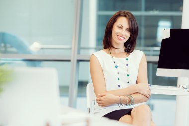 Modern başarılı iş kadını