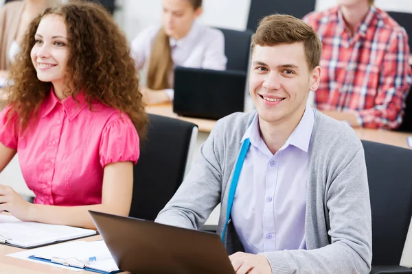 Students at lesson — Stock Photo, Image