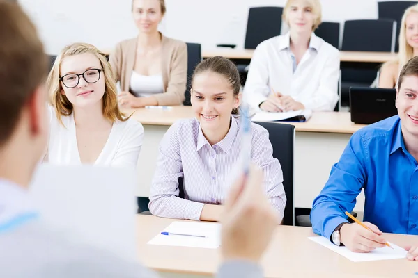 Students at lesson — Stock Photo, Image