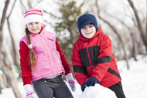 Invierno juegos activos — Foto de Stock