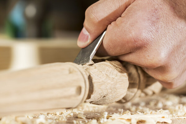 Carpenter at work