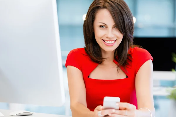 Modern successful business woman — Stock Photo, Image