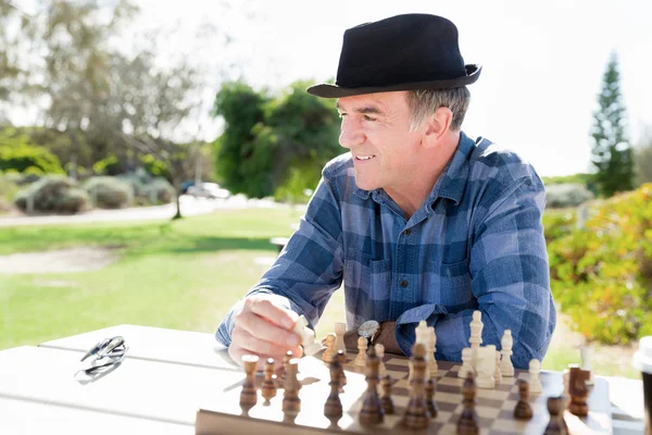 Šachová strategie myšlení — Stock fotografie