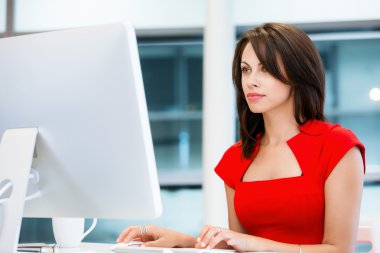 Modern başarılı iş kadını