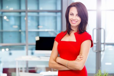 Modern başarılı iş kadını