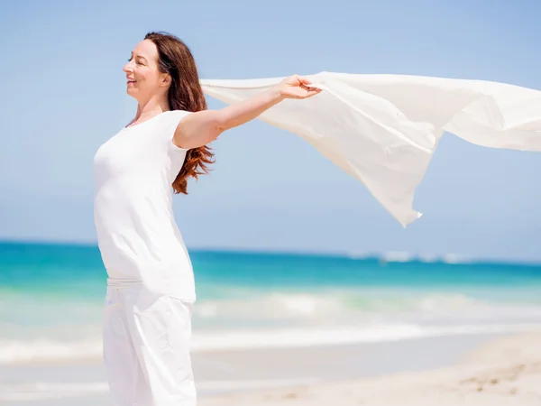 Mooie dag op het strand — Stockfoto