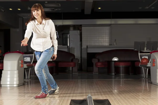 På bowling club — Stockfoto