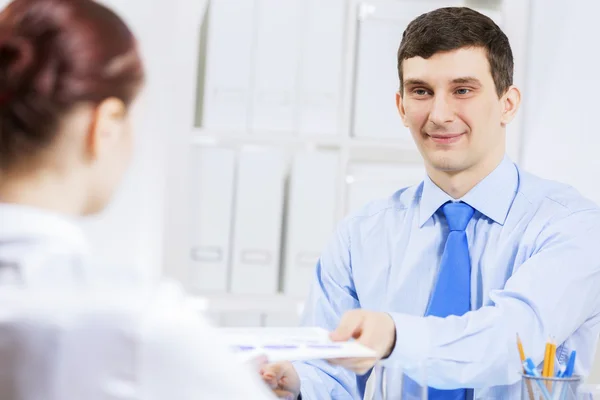 Lavorare in partenariato — Foto Stock