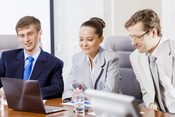 Besprechung des Wirtschaftsteams — Stockfoto