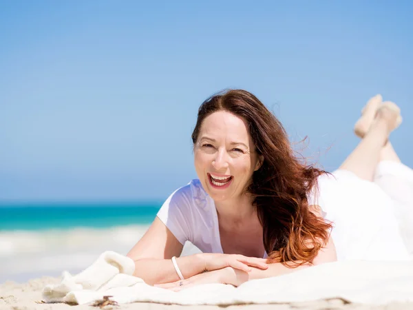 Beautiful day on the beach — Stock Photo, Image