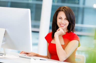 Modern başarılı iş kadını