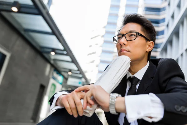 Tänkande ny strategi för sin verksamhet — Stockfoto