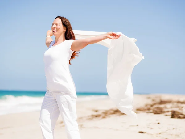 Mooie dag op het strand — Stockfoto