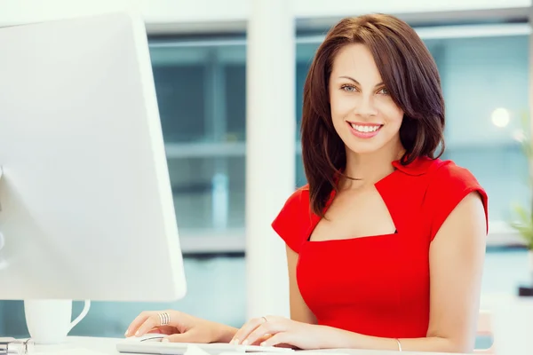 Modern successful business woman — Stock Photo, Image