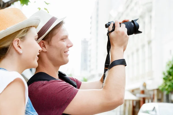 Vai ser uma óptima imagem. — Fotografia de Stock