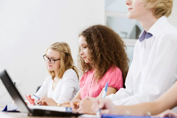 Studenti na lekci — Stock fotografie