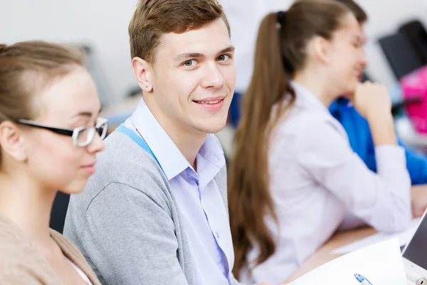 Students at lesson — Stock Photo, Image