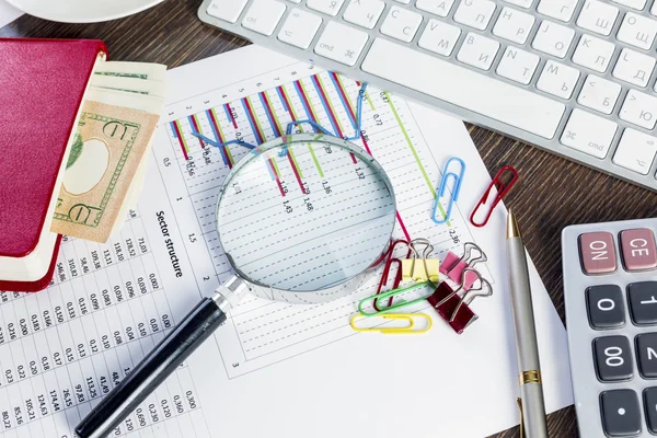 Financial analytics — Stock Photo, Image