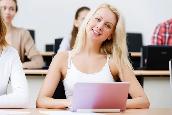 Students at lesson — Stock Photo, Image